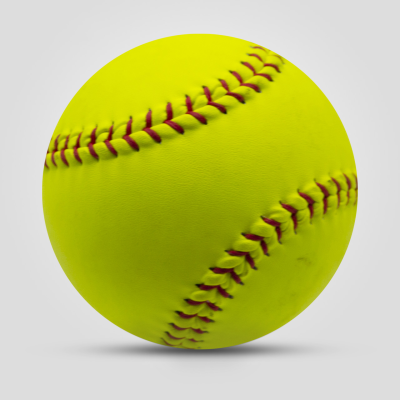 Custom Printed Softball Size 12 Inch Softball Hand Sewing Training Softball