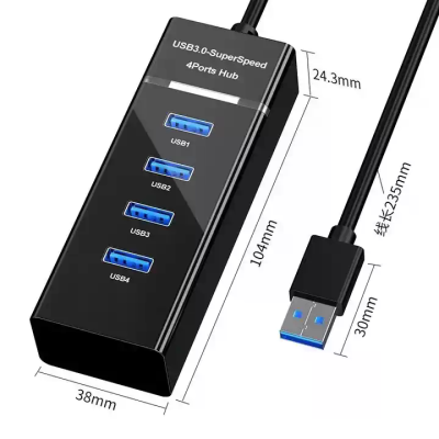 Focuses High-Speed 3.0 USB Hub Computer Connection U Keyboard Mouse Splitter SD Interface Expansion for PC Charging