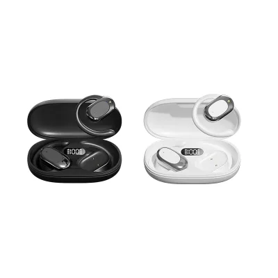 New M57 Ows Low Latency Dual Mode Hifi Wireless Headset Enc Noise Cancellation Digital Display Earphone Game Earhook Tws Earbud