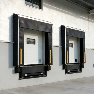 Heavy Duty Frame Mechanical Dock Shelter Waterproof Pvc Fabric Truck Loading Bay Seal for Cold Storage Warehouse Projects