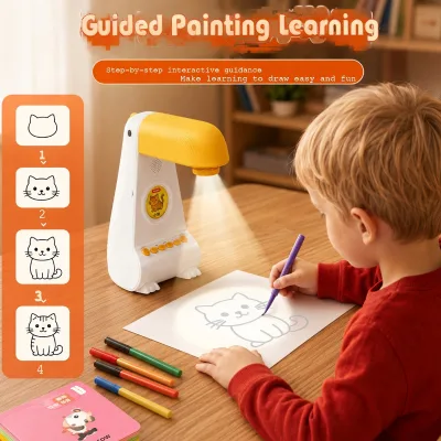 New Kids Smart Drawing Projector, AI Creative Sketch Tracing Projector, Educational Enlightenment Toy