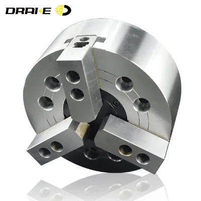 CNC camshaft grinding machine power chuck hollow rotary hydraulic 3 jaw chuck