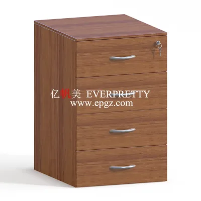 Modern Office Furniture Wooden Cabinet Staff Office Desk Side Table High Quality Wooden Storage Cabinet with 4 Drawers Design