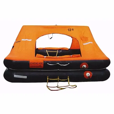 Custom OEM Multi Size Marine Survival Open Reversible Rafts 12 Persons Inflatable Life Raft