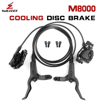 WUZEI M8000 MTB Hydraulic Cooling Brake 800mm/1550mm 160mm Rotor MT200 MT 315 Mountain Bike Front/Rear Brakes