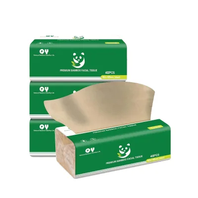 Custom Eco-Friendly Bamboo Facial Tissue 3-Ply Box | OEM/ODM Private Label Manufacturer Qingya