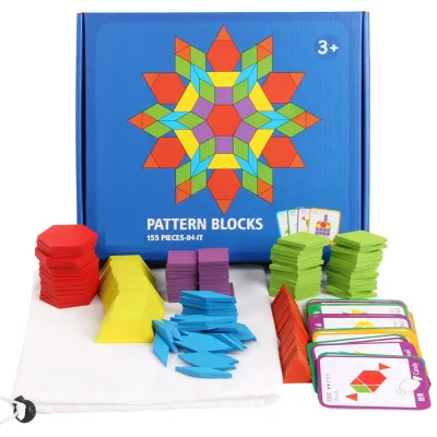 Wooden 155 Piece Creative Puzzle for Children Early Education Intellectual Developmental Toy