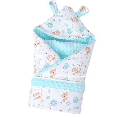 Hot Item Tear Resistant Cozy Sweet Pastel Animal Theme Baby Comforter for Little Kids Indoor Rest Time