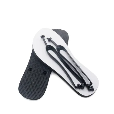 Custom Blank White Sublimation Flip Flops Rubber Beach Sandals for Heat Transfer Printing Wholesale Supplier