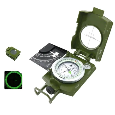 2024 High Quality Professional Rule Compass Metal Multifunctional Compass with Carry Bag