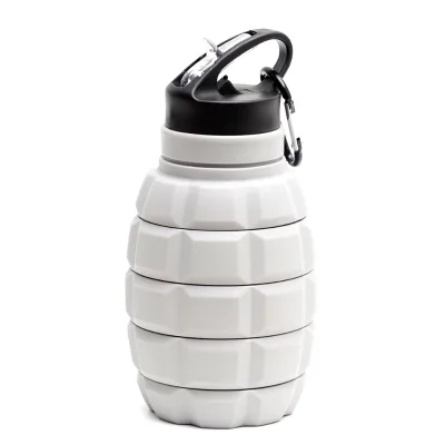 BPA Free Silicon Leak-proof Lightweight Reusable Travel Collapsible Water Bottles Folding Silicone Sports Drink Water Bottle