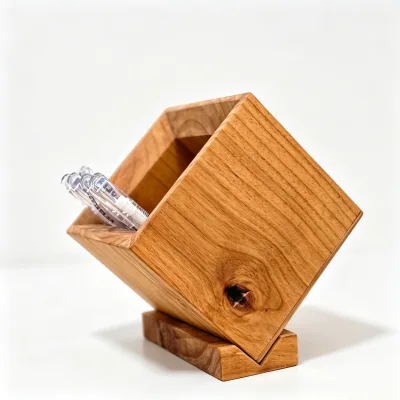 Hot Sales Quality Solid Wood Desk Organization Wooden Pencil Holder Wooden Desk Organizer Pen Holder