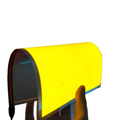 Custom ultra bright el panel flexible A1 size electro luminescent panel for advertisement decoration