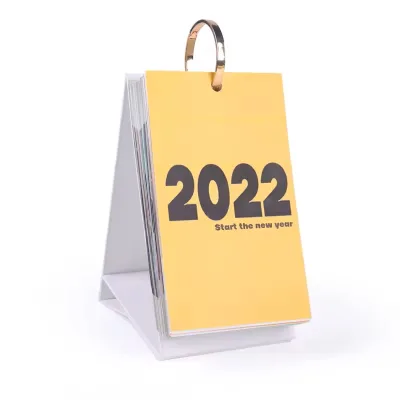 Custom Printing 365 Day Custom Loose-leaf Ring Binding Daily Desk Calendar 2024 2025 Desk Calendar