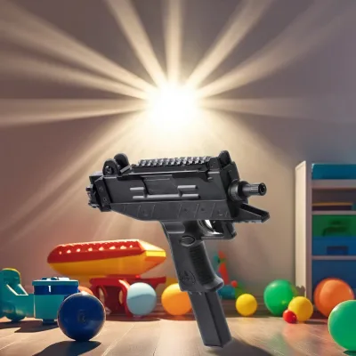 New UZI 261MM Electric Automatic for Gel Blaster Gun 910 Gram Long Range Shooting Water Bomb Adult Outdoor Toy Made Durable Plas