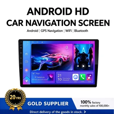 Double Din Car Stereo MP5 Player Built-in GPS Reversing Aid DSP Android Universal Fit Split Screen OLED Touch Radio Dashboard TV