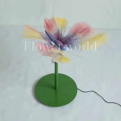 Luxury Style Giant Butterfly Flower for Wedding Party Event Arrangements Windows Display Outdoor Lawn Decorations