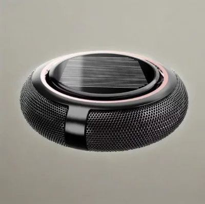 Alloy Iron Net Car Aromatherapy Diffuser Ocean Fragrance Deodorant With Ambient Lighting Air Purifier Freshener