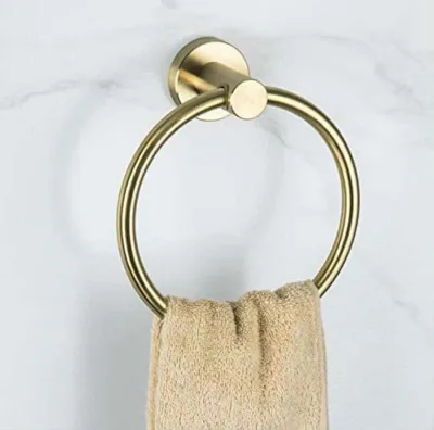 Factory Customized Stainless Steel Wall Mounted Towel Rack Bathroom Accessories Towel Rack Hanger Towel Ring