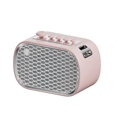 White Noise Speaker Mini Desktop Computer Sound Broadcast Instrument FM Wireless BT Computer Home Bedside Desktop Speaker