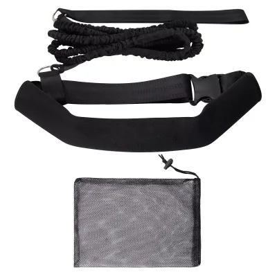 Adjustable Swimming Training Kit with Durable Elastic Cord Swim Belt and Resistance Band Fitness Equipment for Pool Workout
