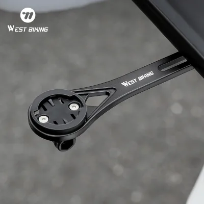 WEST BIKING Bike Front Extension Bicycle Computer Mount Holder Speedometer Bracket Bicycle Flashlight Holder
