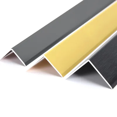 Modern I-Shaped Tile Trim Internal Aluminum Strip Corner for Wall Panels Made of Durable Aluminum Alloy