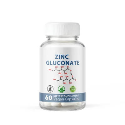 OEM ODM Private Label Zinc Gluconate Powder CAS 4468-02-4 Zinc Gluconate Capsules
