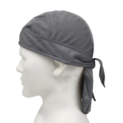 Durag Full Customization Custom Logo Breathable Adjustable Outdoor Sports Cycling Fishing 100% Polyester Mesh Durags