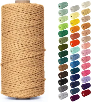 New Fashion Macrame Thread Macrame Cord 4mm Macrame Cotton Cord W1954