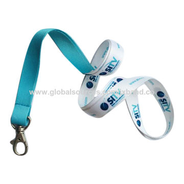 Tubular Lanyard, Colorful Logo, Polyester Material