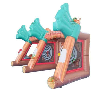 Customizable Inflatable Hammer Throwing Target Outdoor Competitive Inflatable axe Throwing Game Inflatable axe