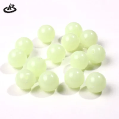 3mm-12mm Glowing Fishing Beads 100pcs/bag Plastic Luminous Attracting Lure Bait Carp Fishing Beads