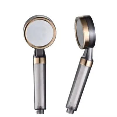 Tiktok Modern Design Plastic Black High Pressure PP Cotton Water Filtration Handheld Shower Head for Bathroom