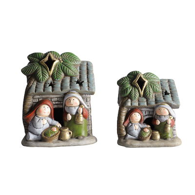 Christmas Religious Holy Birth of Jesus Figurines Christmas Decoration
