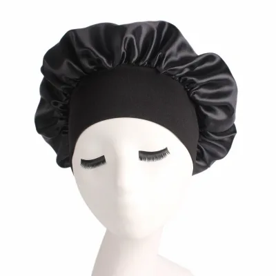 Bonnet Hair Wrap for Sleeping Satin Bonnet Sleep Cap for Curly Hair Night Caps for Woman