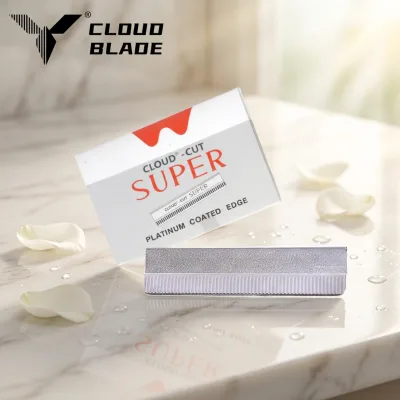CLOUD Disposable Stainless Steel High Grade Safe Pivoting Head Silver Body Hair Remover for man