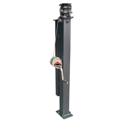 Payload Capacity Manual Telescopic Mast with IP65 Waterproofing and 1200lbs Winch for Outdoor Construction Use