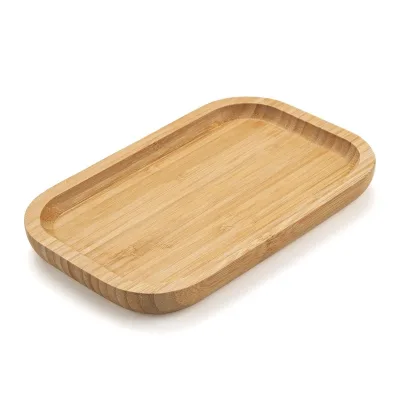 Classic Bamboo Vanity Tray Bathroom Counter Tray Toilet Tank Tray Eco-Friendly Non-Toxic Dish Tray for Organizing Home Decor