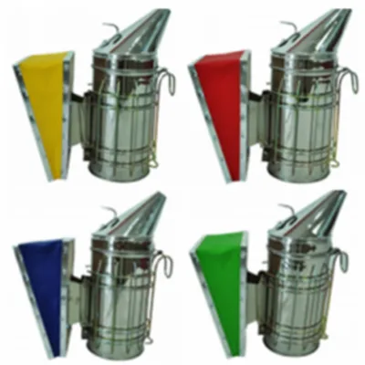 Plus Size Beekeeping Tool Stainless Steel Colorful Bellow Bee Smoker Keep Beekeepers Safe at Work