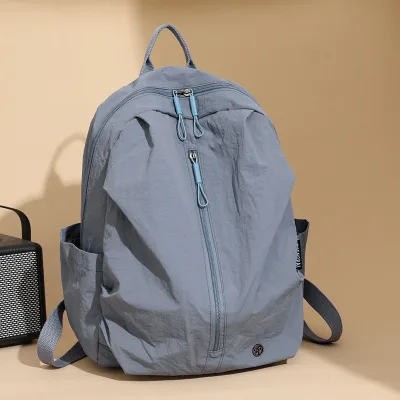 Ultra Light Waterproof Breathable Nylon Fabric Backpack for Women Men Outdoor Travel Mountaineering Capacity Curved Shoulder