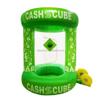 Mall Activities Durable Inflatable Cash Booth Inflatable Cash Grabber Machine Inflatable Cash Cube