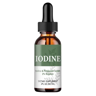 OEM Hot Selling Support Healthy Thyroid Mineral Supplement Potassium Iodide Iodine Supplement Iodine Liquid Drops for Adults