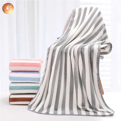 Lightweight Portable Eco Friendly Microfiber Coral Fleece Beach Towel Absorbent Wrap Women Bath Towel
