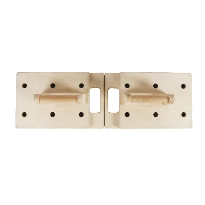 In Stock Wooden Foldable Push-up Bars Home Fitness Equipment Muscle-Building Core-Strengthening Multi-Functional Workouts