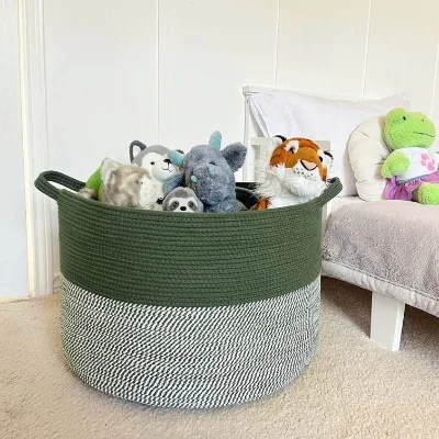 Compact Laundry Hamper Household Felt Storage Basket Over the Door Natural Color Seagrass Seagrassbasket