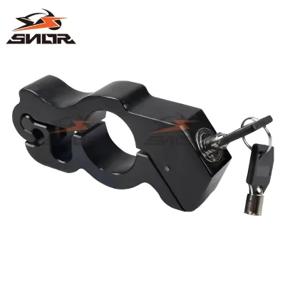 SNOR China Factory Custom Aluminum Alloy Motorcycle Strong Security Anti-theft Handlebar Lock