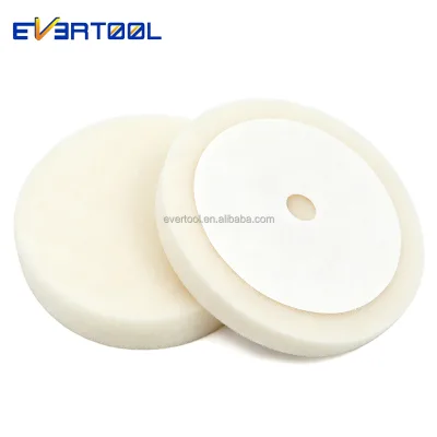 EVERTOOL 200mm Detailing Polishing Sponge Buffer Car Wave Embossed Foam Pad Polish Pad Foam with Car