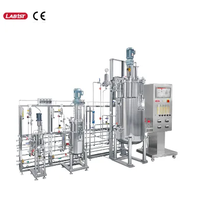 Industrial 20l 50l Automatic Airlift Fermentor Bioreactor 100l 300l 500l 1000l 2000l 20000 100000 l 100 Ton