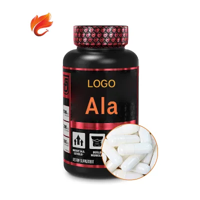 Alpha Lipoic Acid Anti-Wrinkle 500Mg Supplement Tablets Pill Hard Capsules